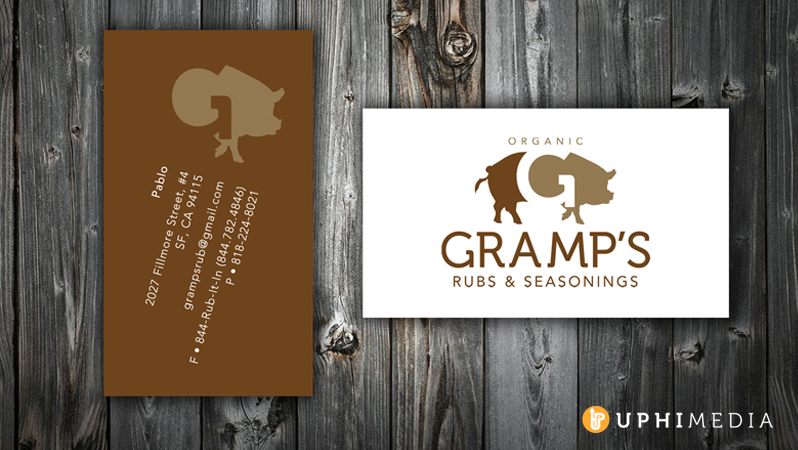 Meat Rub Card Design