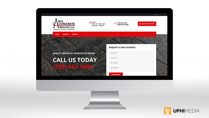 All Concrete Services – Website