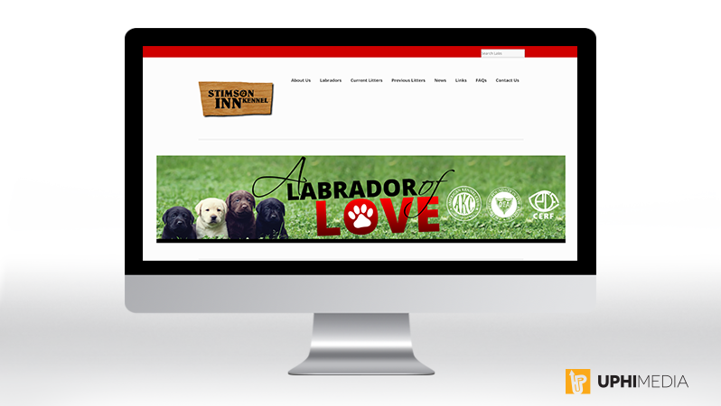 Lab Puppy Breeder Site – Website